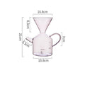 American Glass All-in-one Pour-over - Coffee Maker Set