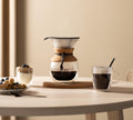 Bodum 17oz Pour Over Coffee Maker — Borosilicate Glass + Reusable Stainless Steel Filter (Cork Grip)