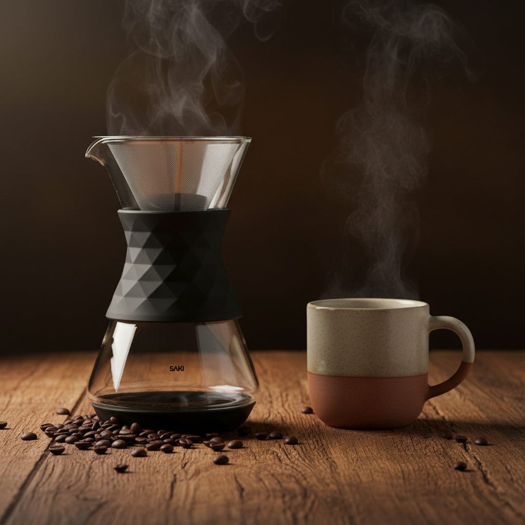 Pour-Over Glass Coffee Maker