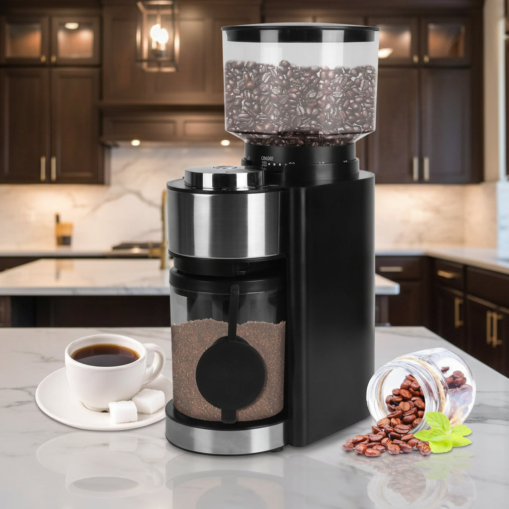 Conical Bur Coffee Bean Electric Grinder with 25 Grind Settings